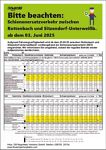 Bitte beachten: Schienenersatzverkehr ab dem 03.06.2025